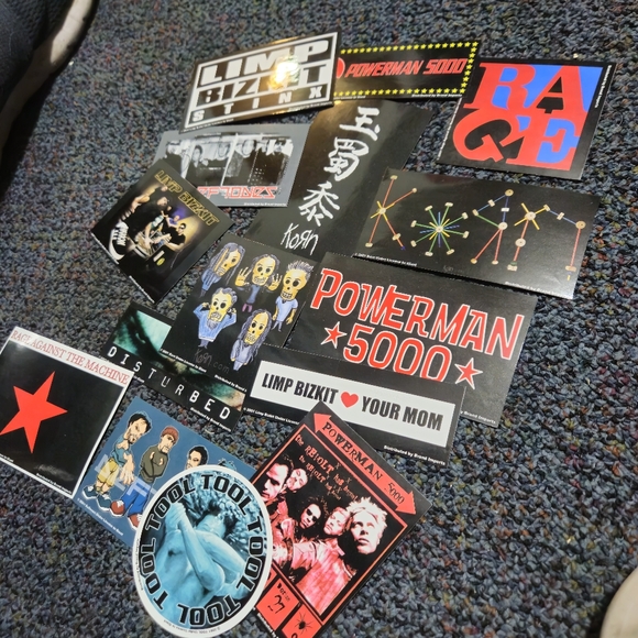 Vintage rock sticker pack - Picture 2 of 6